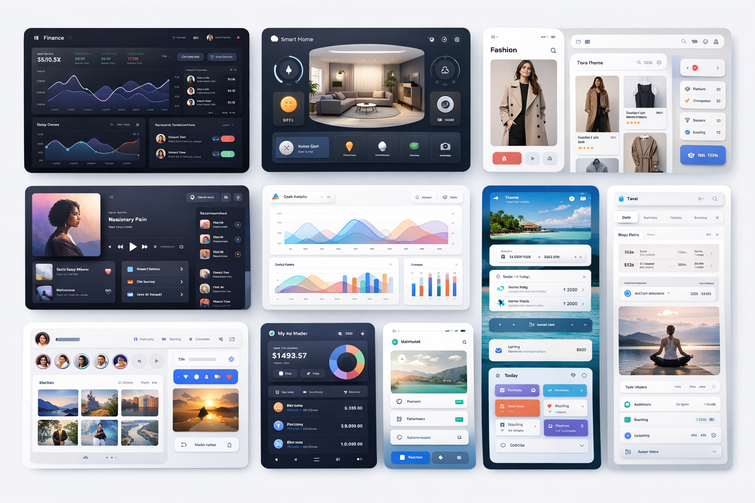 최신 UI 디자인들