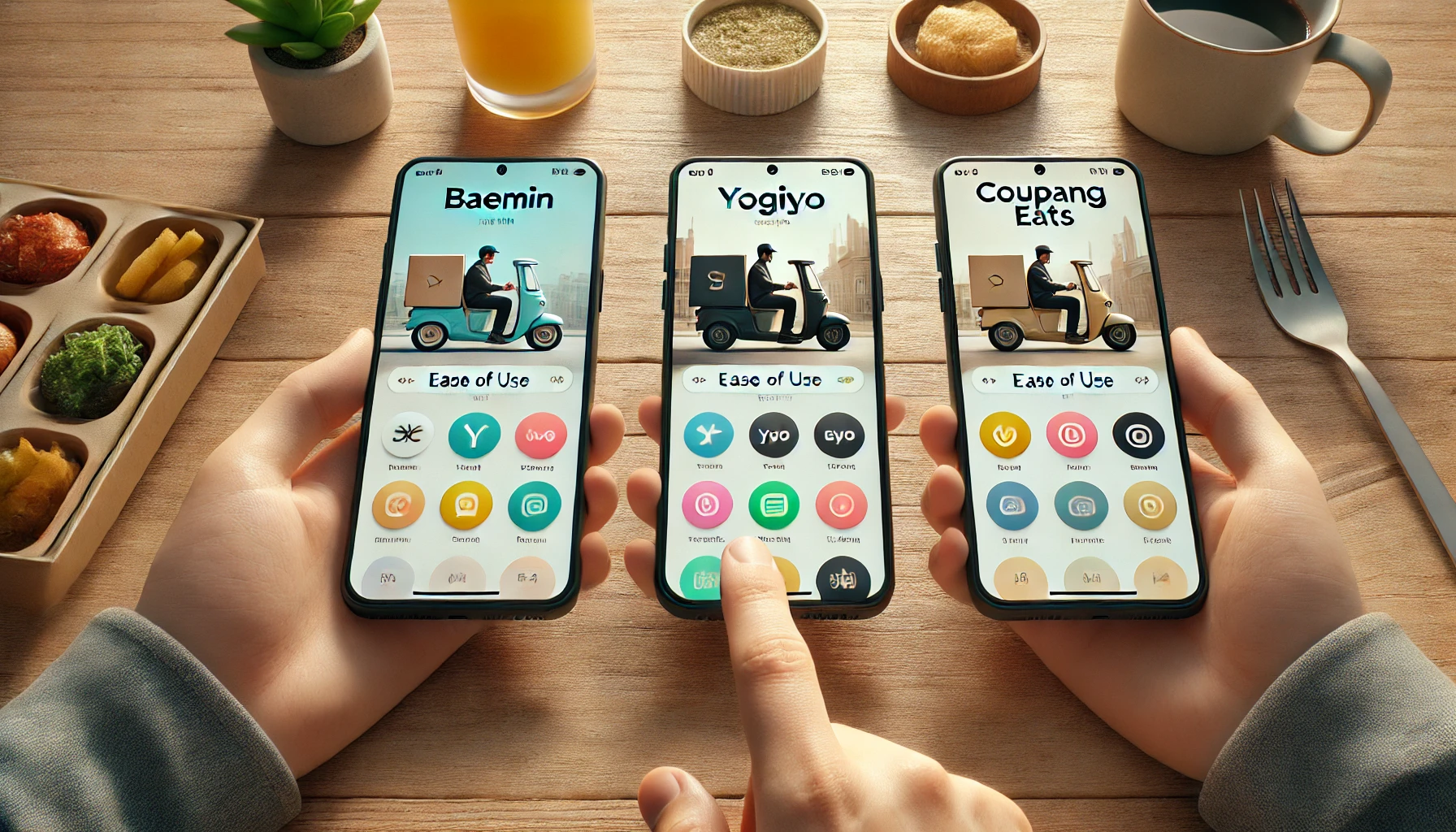 배달의민족 vs 요기요 vs 쿠팡이츠 &ndash; 시니어에게 가장 쉬운 앱은?