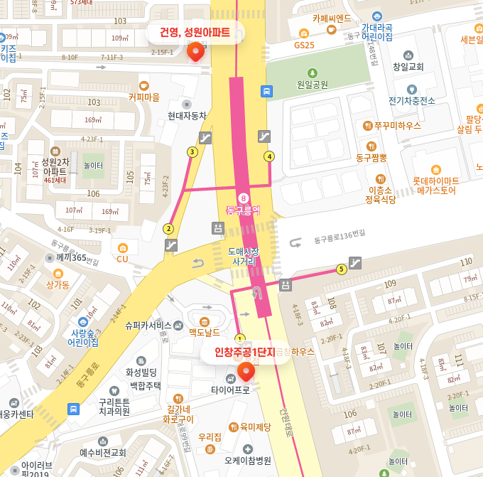 구리 유채꽃 축제 일정 가는길