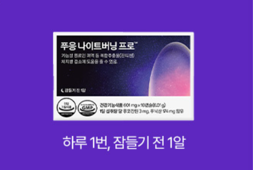 푸응 나이트버닝 다이어트