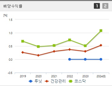 루닛 배당수익률