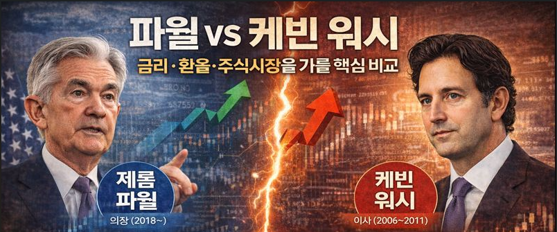 파월과 케빈 워시는 무엇이 다를까?