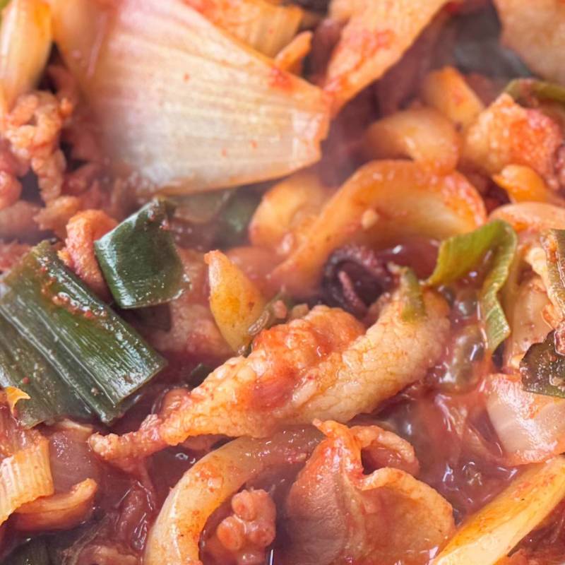 경주 남정부일기사식당 짬뽕(돼지낙지볶음)