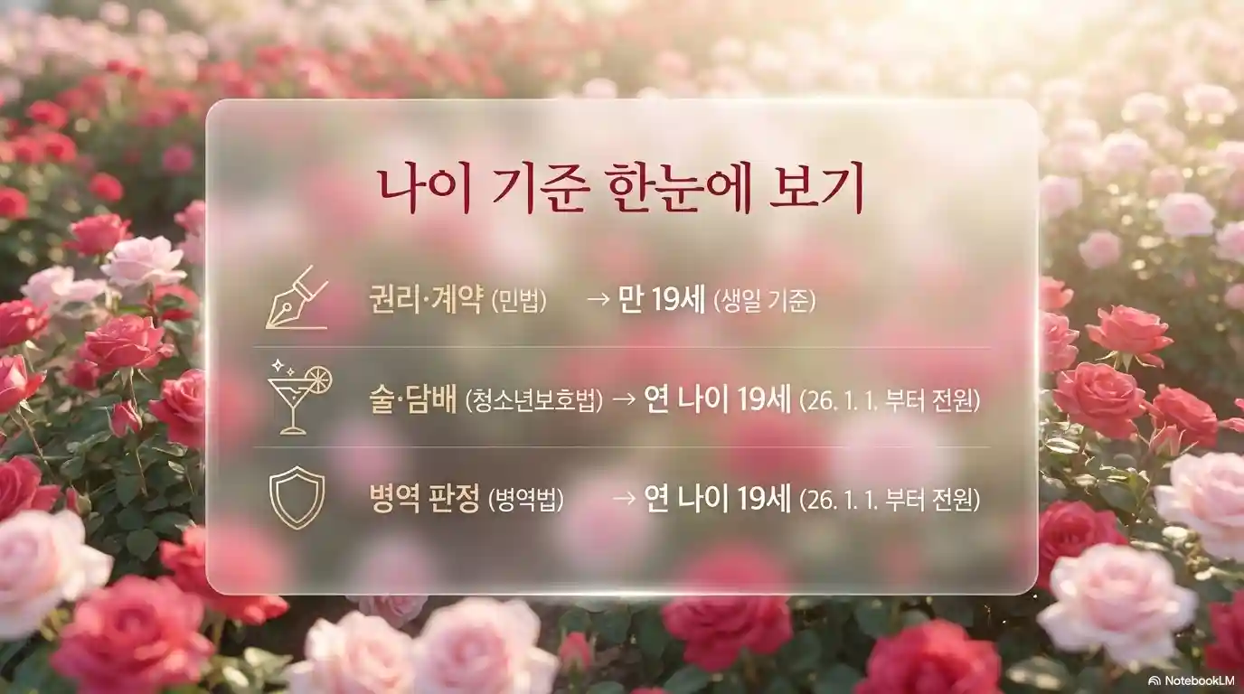 성년의 날 나이 기준 한눈에 보기