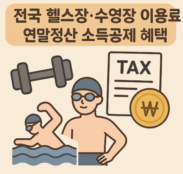 전국 헬스장·수영장 이용료 연말정산 소득공제 혜택