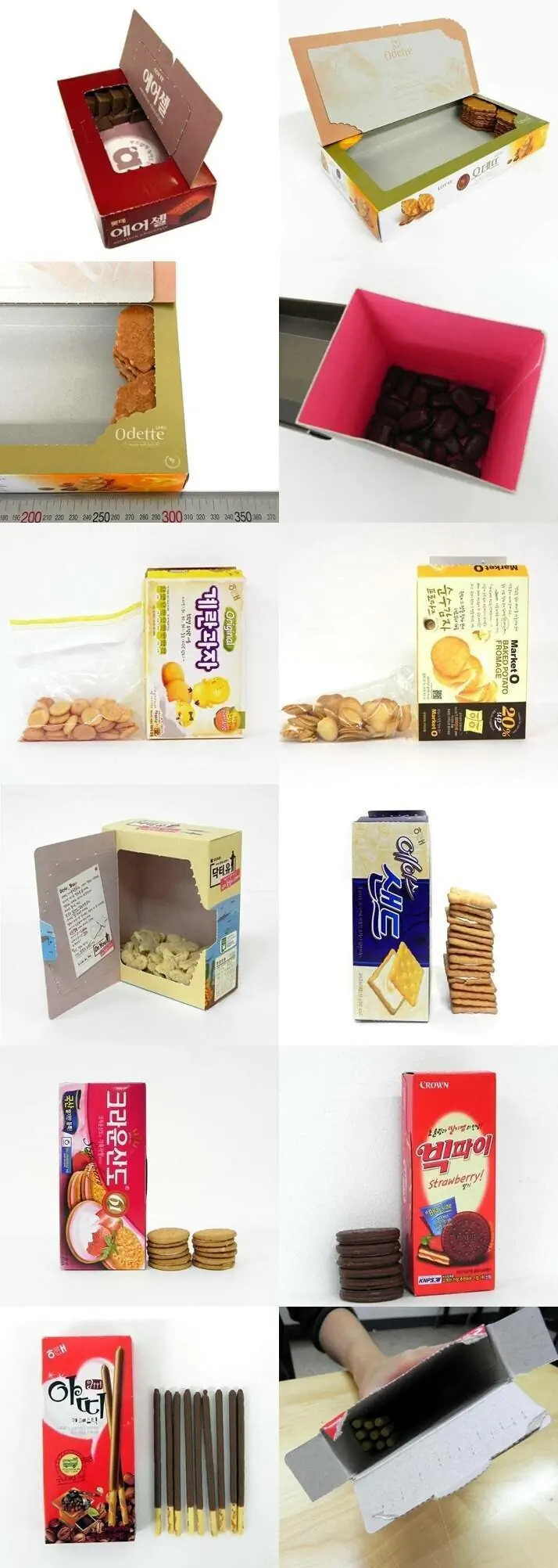 한국 과자의 악랄한 과대포장