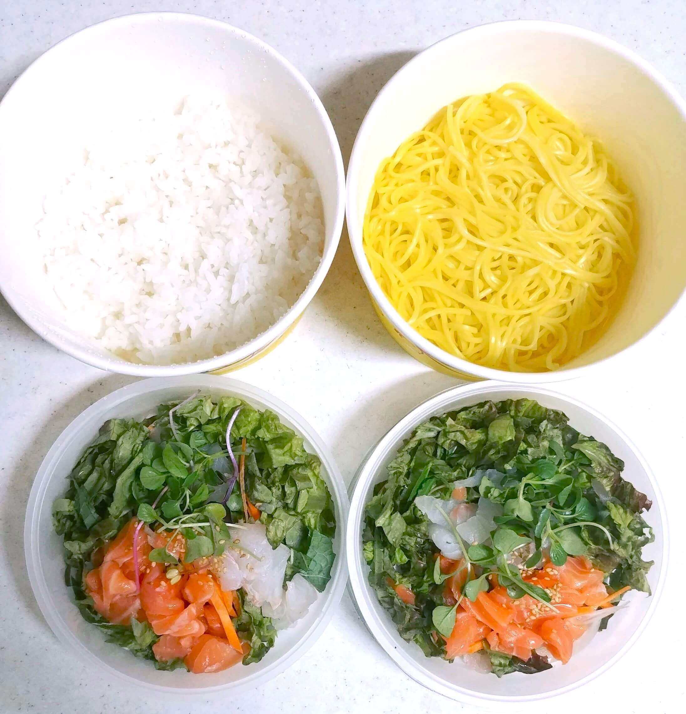 물회국수 회비빔밥 사진