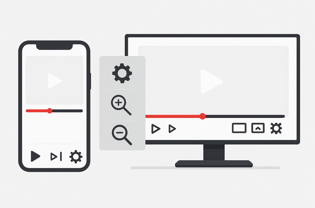 유튜브 화면 자동확대 끄는 방법