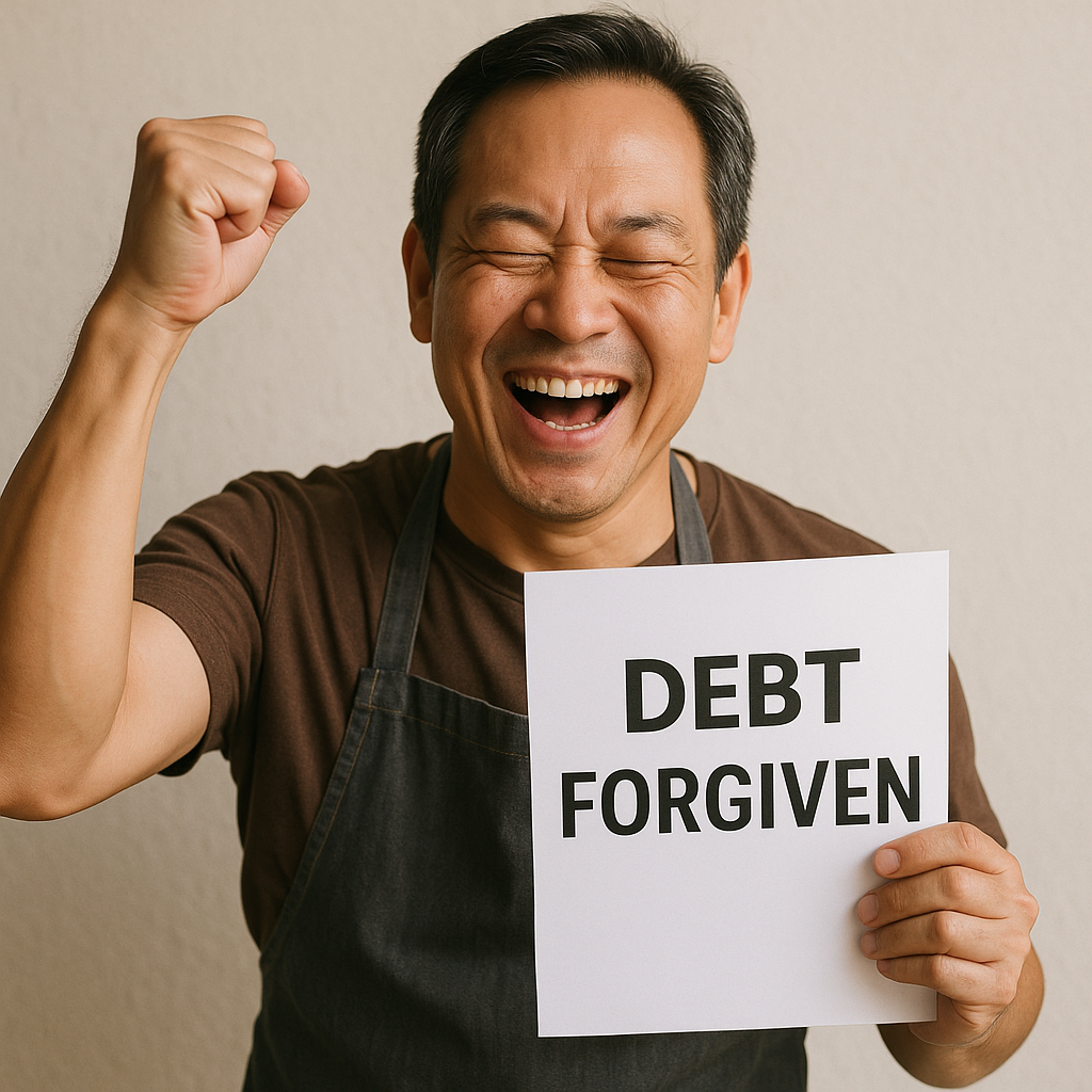 소상공인에게 기회가 될 수 있는 빚탕감제도