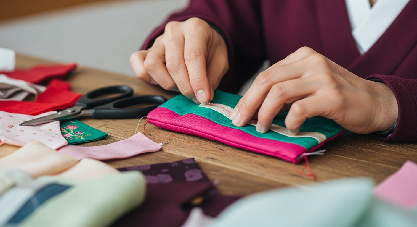 ํํ๋ณต ์ฒ์ ํ์ฉํ์ฌ ํ์ฐ์น๋ฅผ ๋ง๋๋ ๋ถ์ด ์ํ์ฉ ๊ณต์ ์ฒดํ ๋ชจ์ต