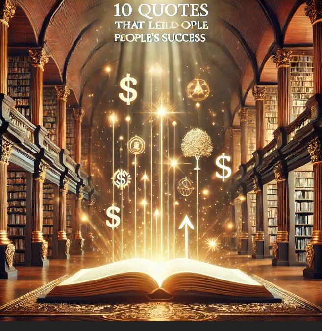 부자들의 성공을 이끈 명언 10가지: 단어가 인생을 바꾼다