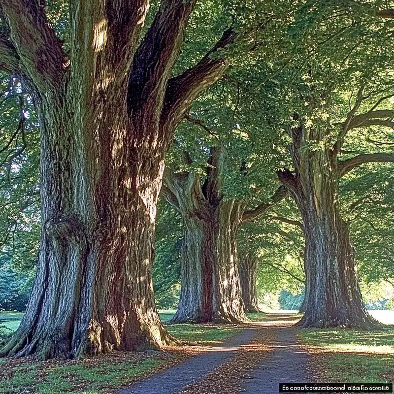 엄격한 숲길을 따라 희미하게 비치는 햇빛이 시간과 인내의 상징적 여정을 암시하며 평화로운 감성을 전합니다. 이 이미지는 장기투자의 전략적 여정을 반영합니다.