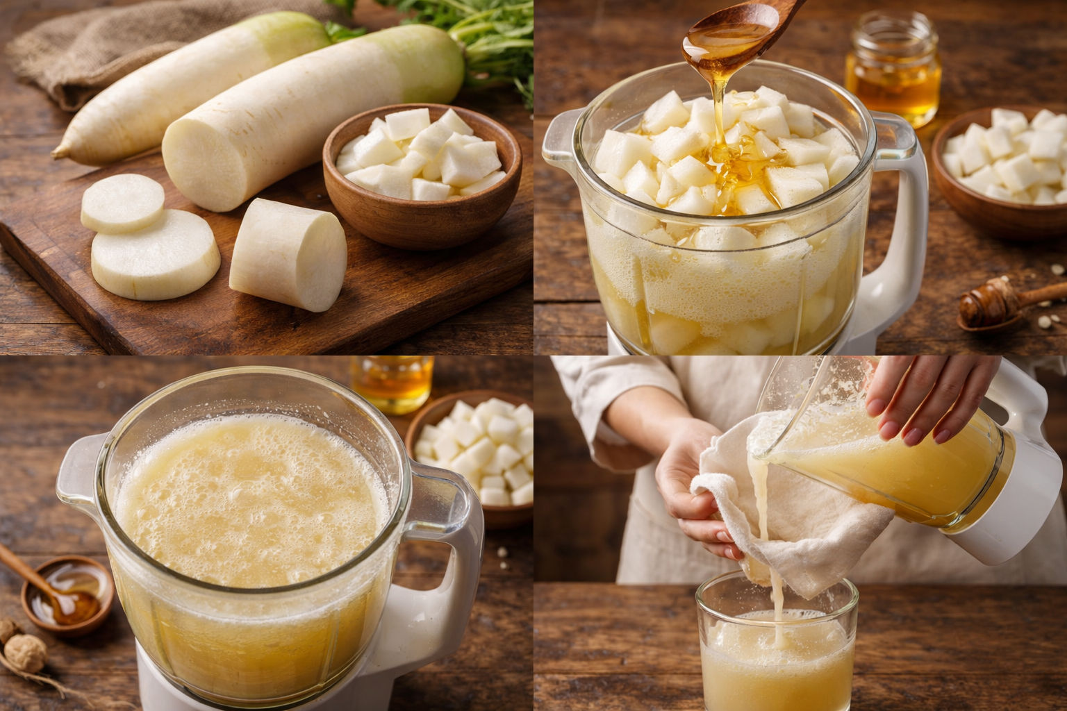 비타민 C와 시니그린이 풍부하여 가래 배출에 좋은 무 사진