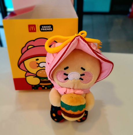 맥날 할미춘식 맥도날드 춘식이 키링 패키지 출시일 익산 고구마 모짜렐라 신메뉴5