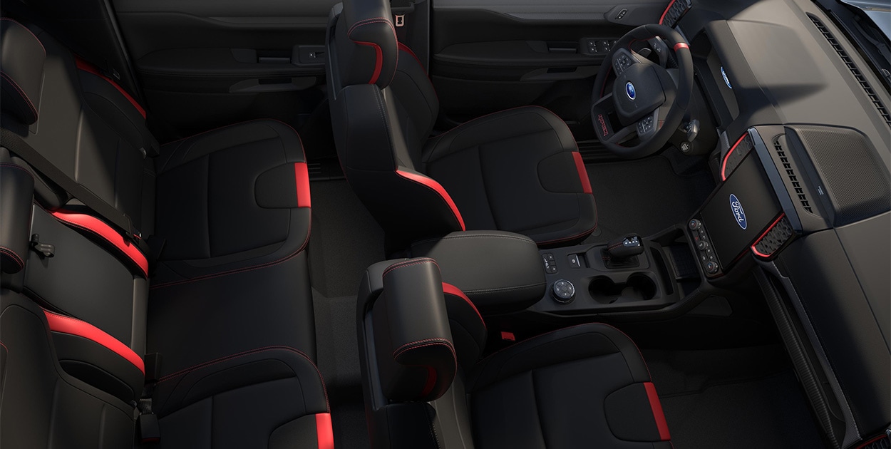 포드 레인저 와일드 트랙 실내 시트 사진 출처 포드 코리아 홈페이지