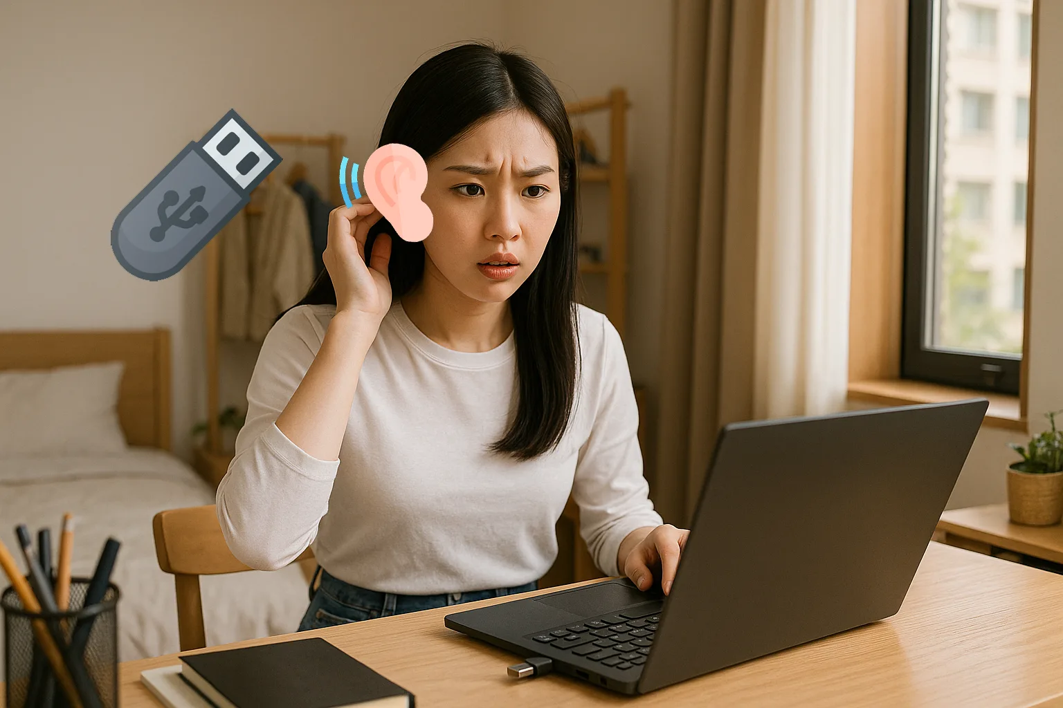 USB 탈부착음