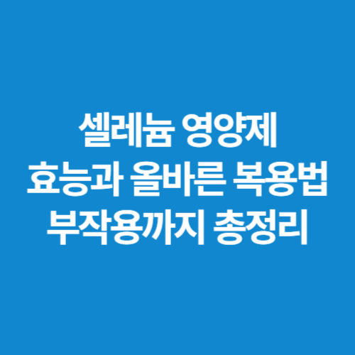 셀레늄-영양제-효능과-올바른-복용법-부작용까지-총정리