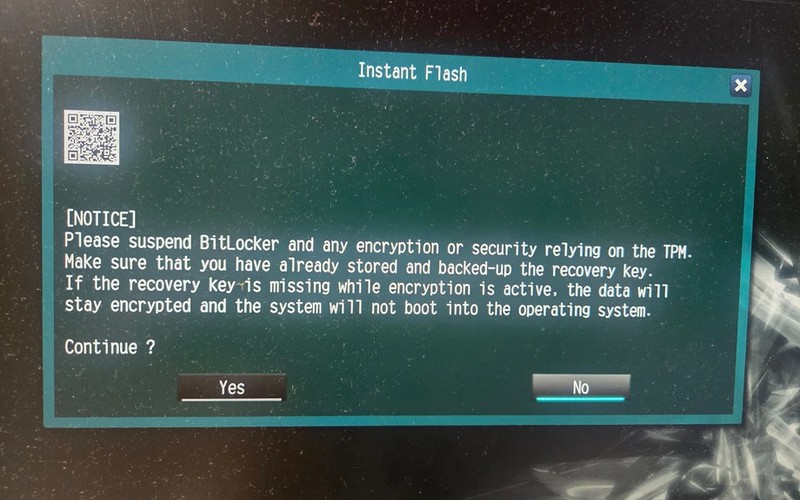 BIOS 업데이트 전 BitLocker 경고 원인과 복구키 백업 및 해결