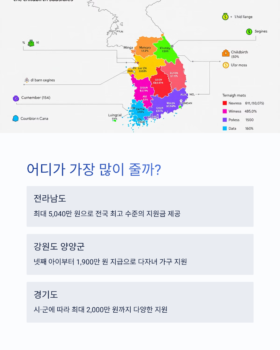 수도권(서울, 경기, 인천) 출산지원금 비교 🏙️