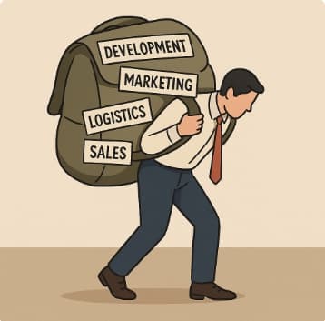 혼자 다 해야 했던 작은 회사의 현실