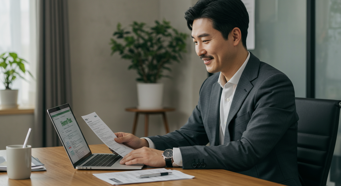 홈택스, 원천징수영수증, 지급명세서