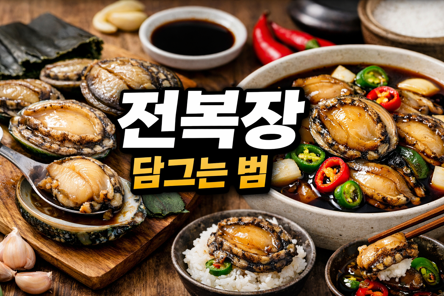 전복장 담그는법