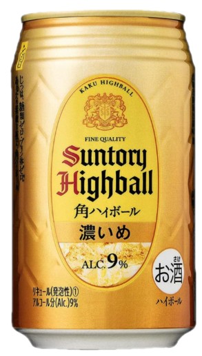일본의 캔맥주 : 산토리 하이볼 진한맛의 이미지