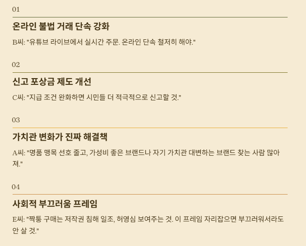 레플리카·짝퉁이라도 명품을 갖고 싶은 마음은?