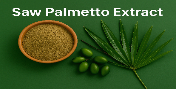 쏘팔메토 추출물 (Saw Palmetto) – 전립선 건강과 남성호르몬 밸런스 유지