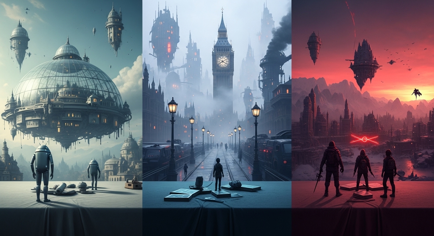 유럽 SF 작가 비교 관련 사진