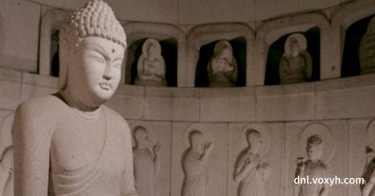 석굴암의 내부 측면