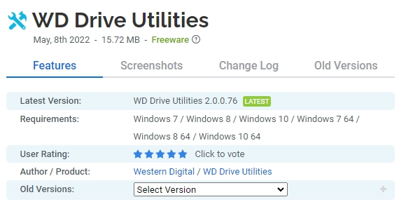 WD-Drive-Utilities