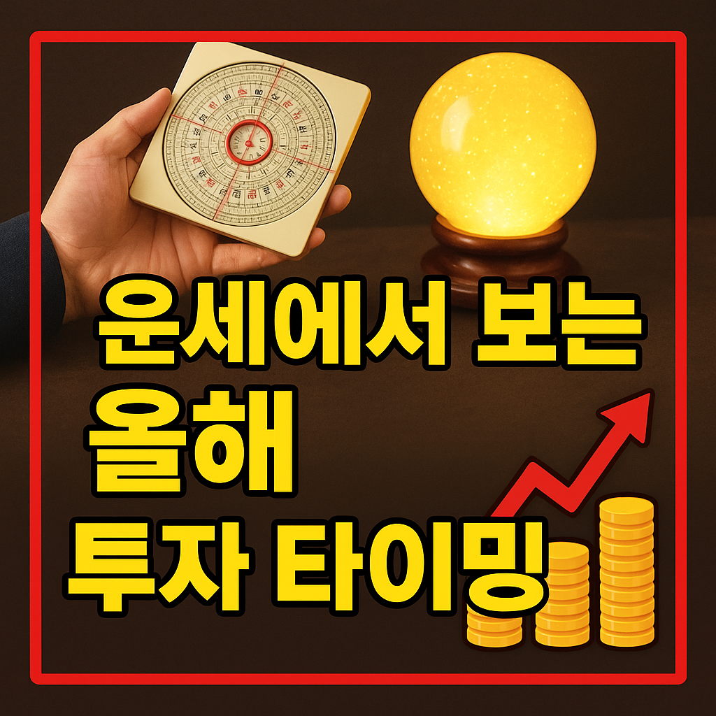 운세에서 보는 올해 투자 타이밍