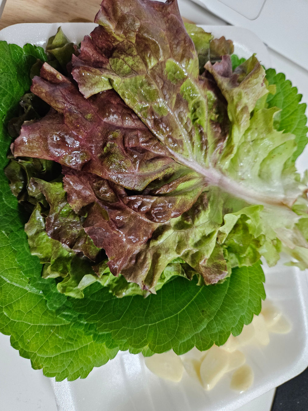 대영 수산 상추 깻잎