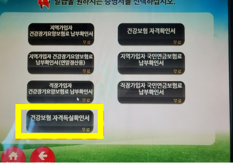 건강보험자격득실확인서-발급과정2