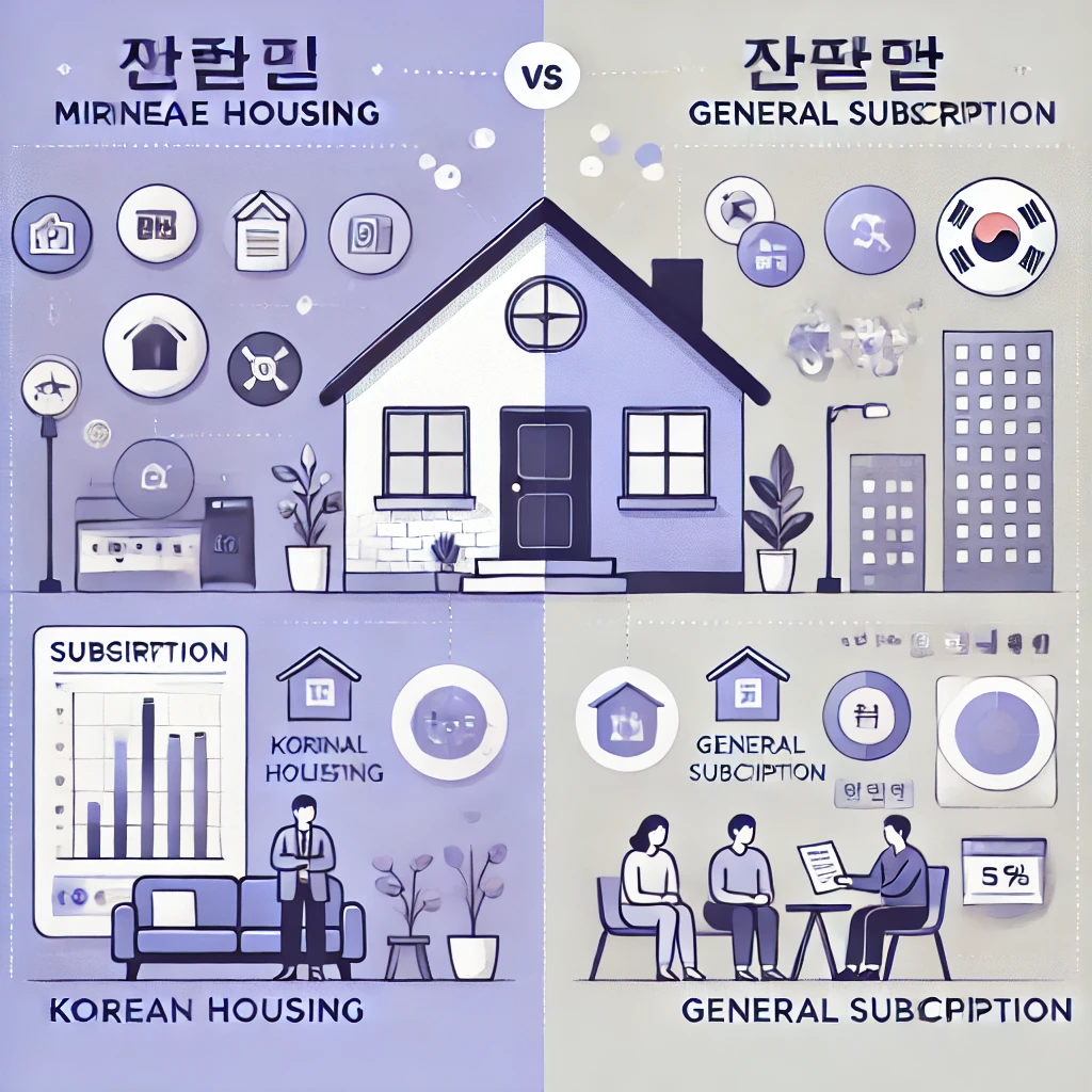 미리내집과 일반 청약 비교1