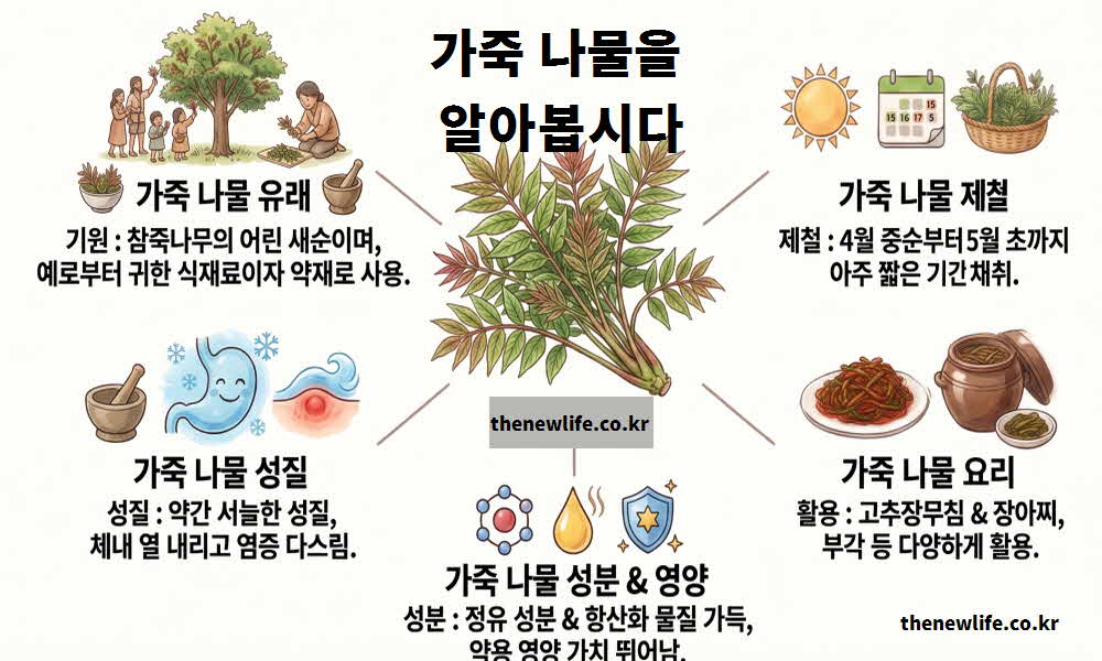 가죽나물 효능 유래 기원