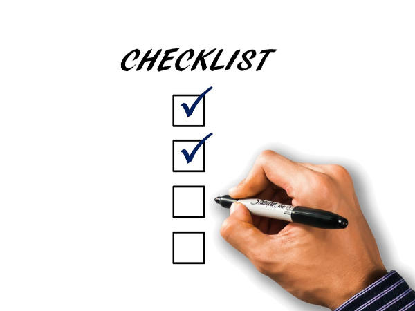 체크리스트 사진