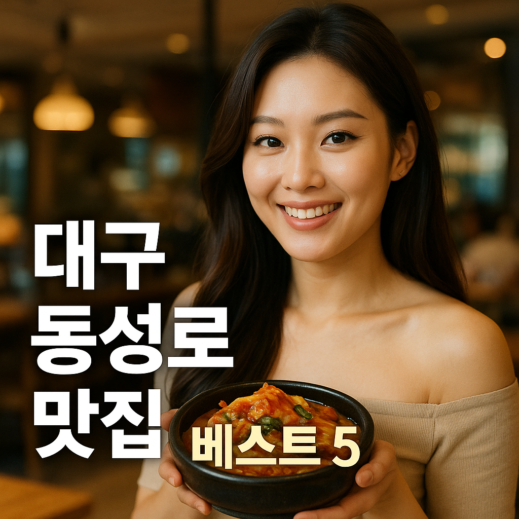 대구 동성로 맛집 추천! 진짜 맛있던 5곳