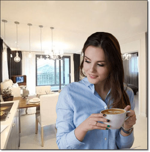 건강한 아름다운 여성