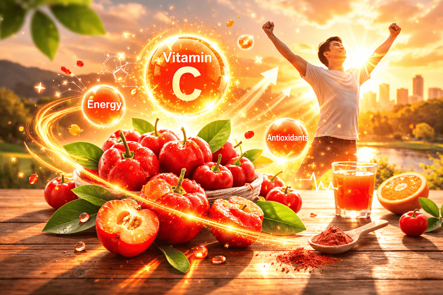 건강 트렌드 아세로라 효능 (면역력강화, 천연비타민, 피부관리)