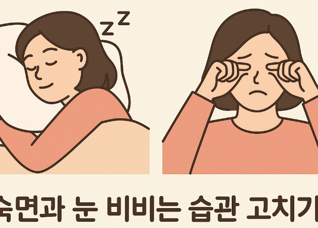 눈밑주름 없애는 방법-숙면