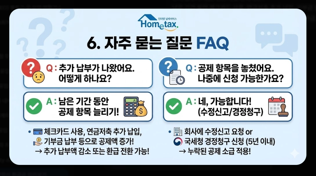 연말정산 환급금 미리보기