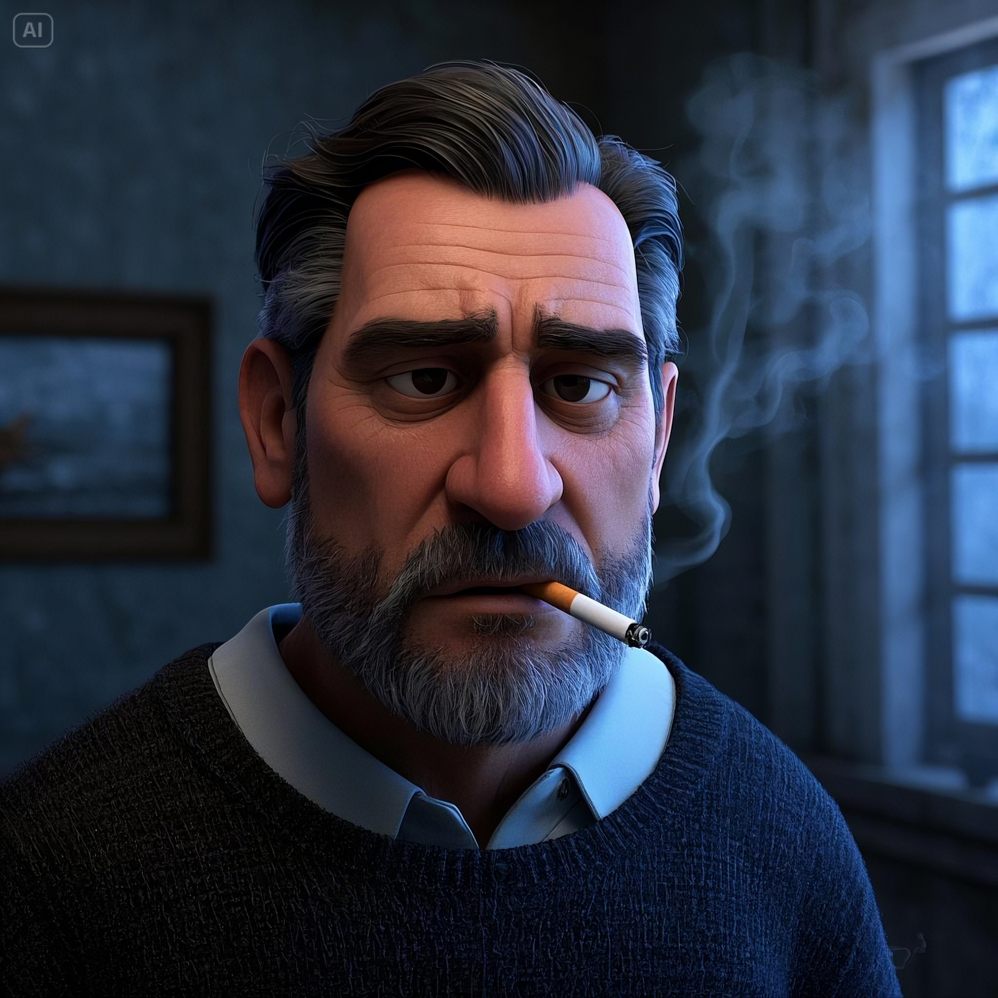 관상동맥질환의 주요 원인_흡연하는 남자