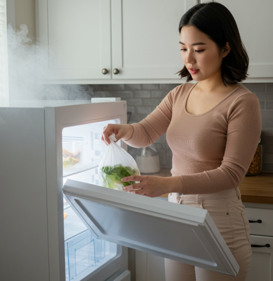 냉동실로 해결하는 비밀 방법