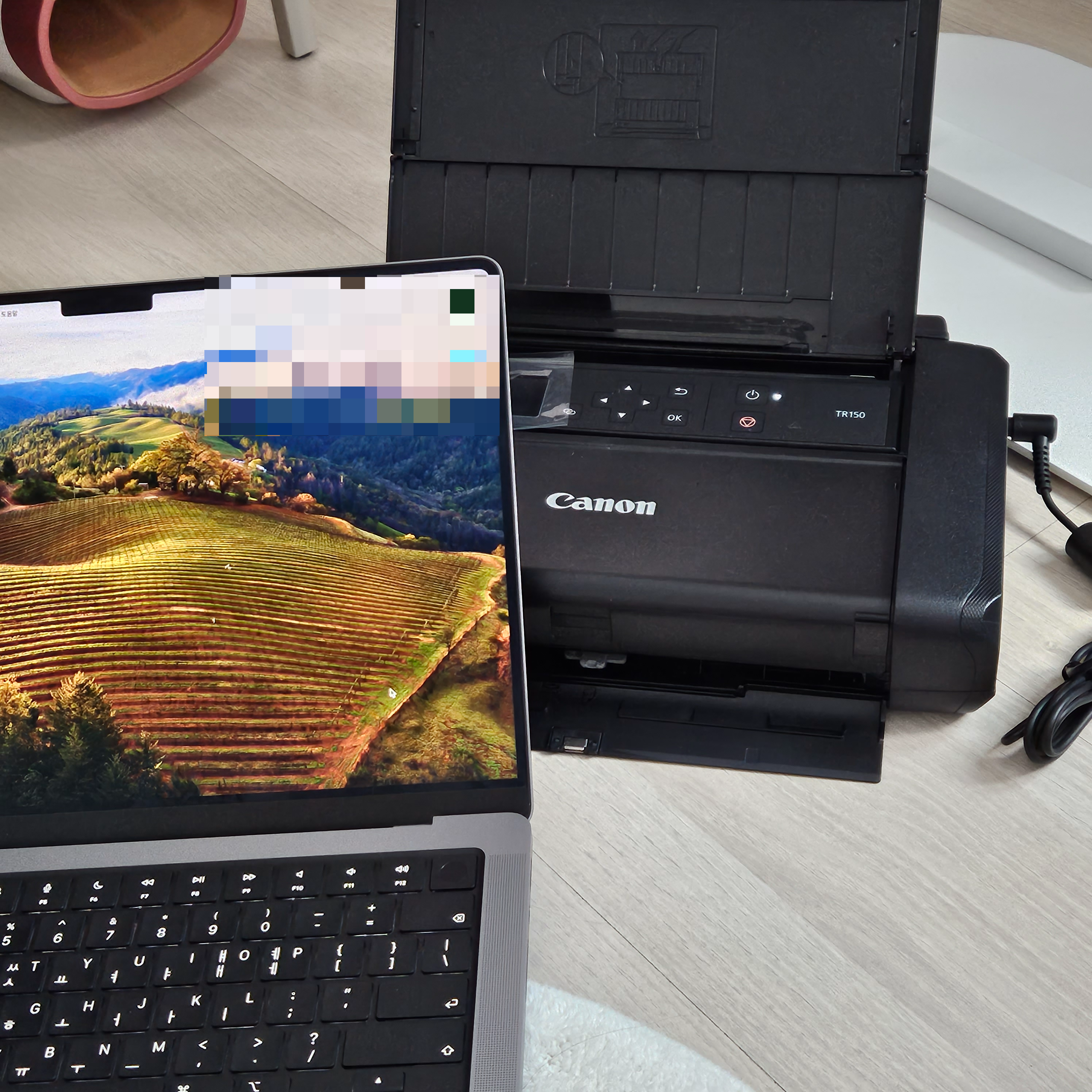 휴대용프린터 추천 캐논 TR150 내돈내산 A4 무선프린터 찐사용 후기