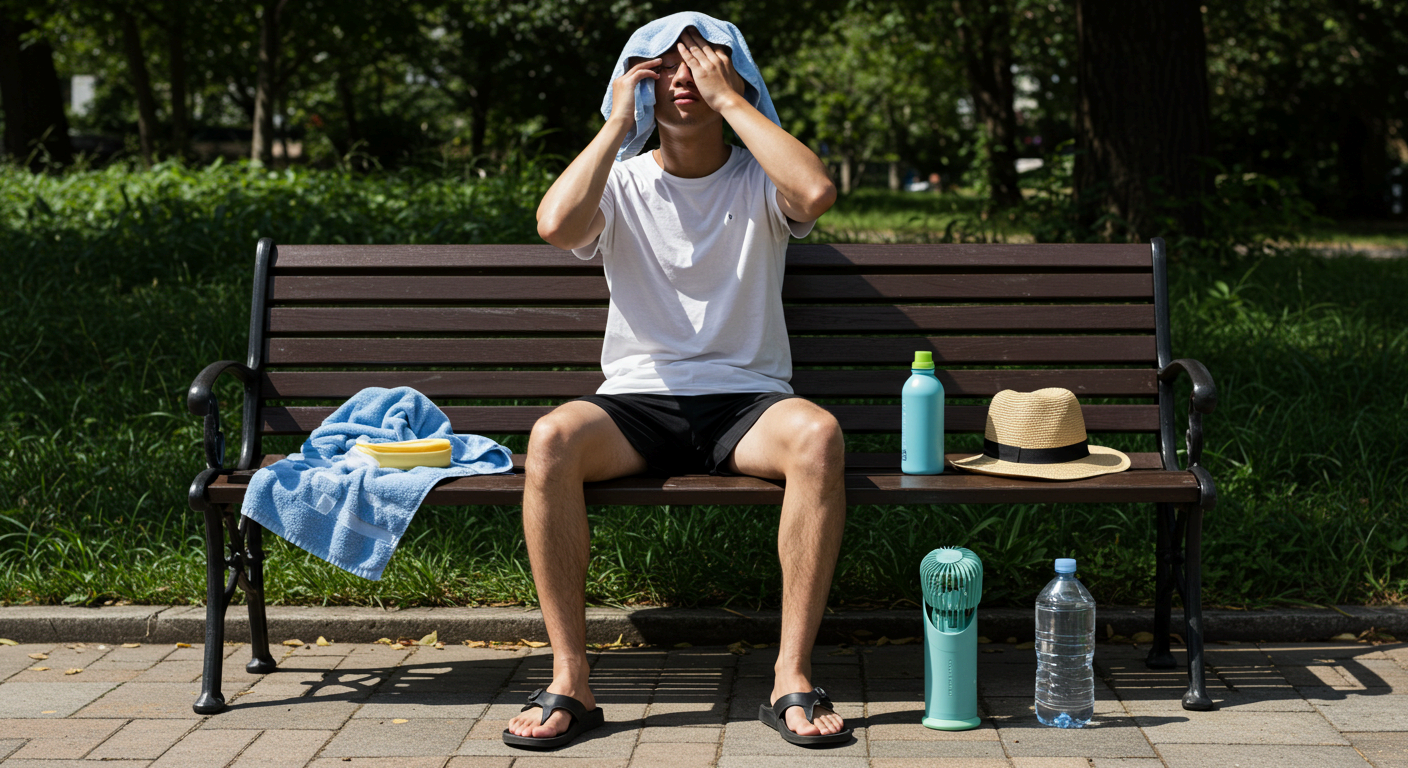 폭염경보 발령 시 외출 자제, 열사병 예방