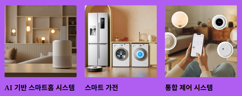 스마트홈 가전제품