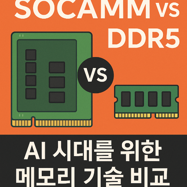 SOCAMM vs DDR5: AI 시대를 위한 메모리 기술 비교