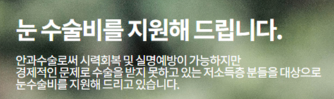 눈수술비지원